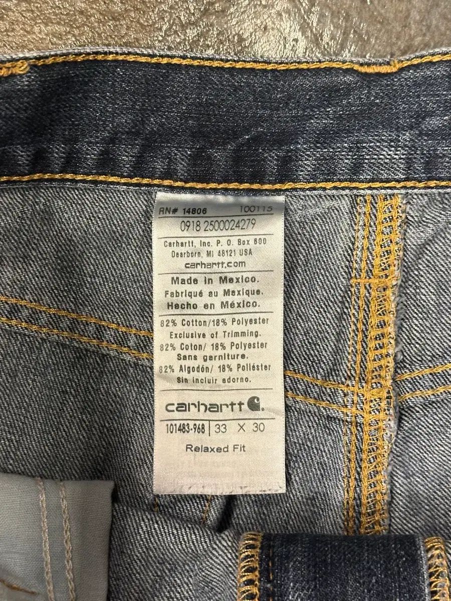 カーハート 14806 リラックスフィット デニムパンツ 33x30 - メルカリ