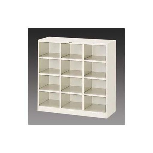 エスコ900 x 380 mm 3列4段 シューズボックスEA 954 ED 12