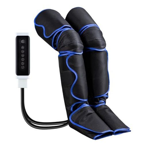 JIUtopladyフットケア 新登場 足裏ふくらはぎ太もも対応足全体ケア2段階温度足裏膝ヒーター機能付6つのモードと3段階の強度設定15分タイマー自動OFF空気圧装着型面ファスナー式サ