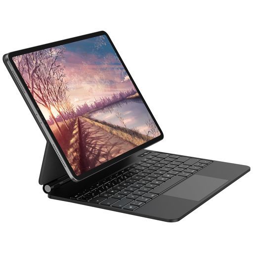 マジックキーボード iPadPro 12.9インチスマートキーボードiPadPro 12.92018第三世代 2020第四世代 2021第五世代適用トラックパッド付きケース バックライト日本語配列カバー