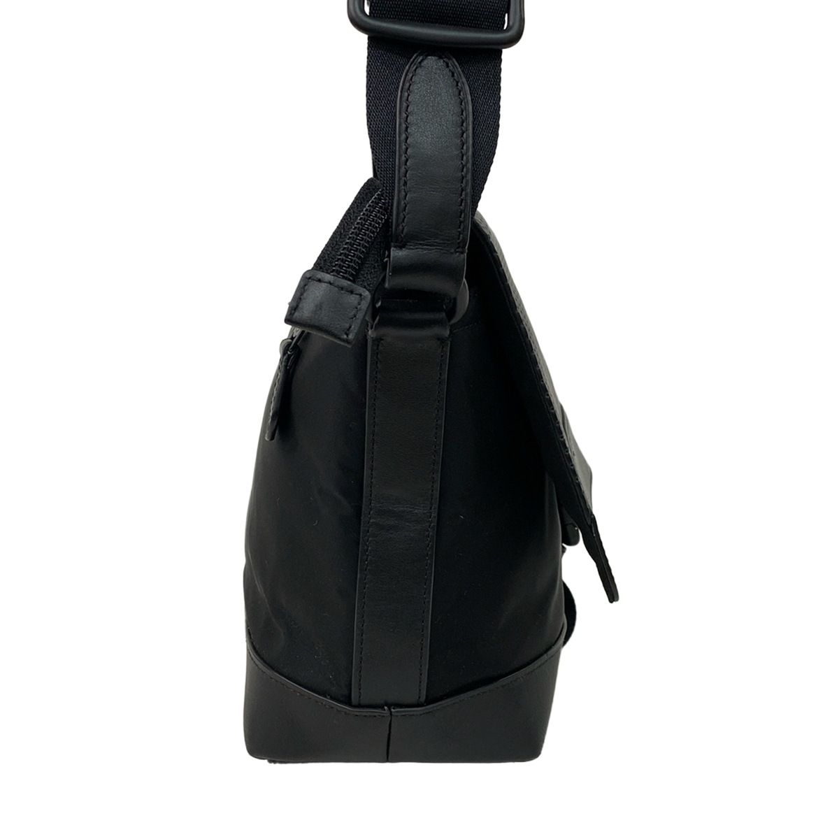 COACH コーチ ショルダーバッグ パフォレイテッドレザー バイクバッグ F 71968 黒 レザー