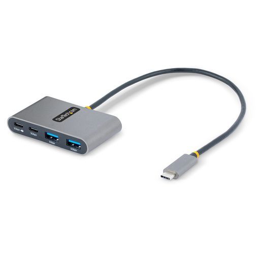 StarTech comUSBハブ Type C接続 パススルー USB 3 0 5 Gbps 2 xUSB A C 30 cmホストケーブル Cスプリッター 4ポートUSB拡張ハブ