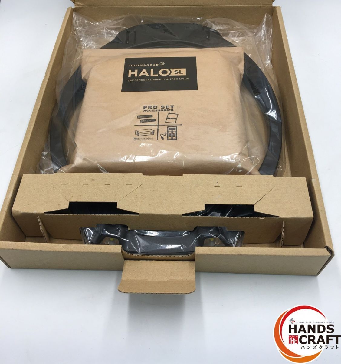 NSC HALO SL 全周型ヘルメット装着 LED ヘッドライト プロセット 品番 S-101-PS NETIS登録製品 KK-200058-VE