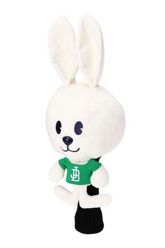 ジャックバニー 継続 ヘッドカバー うさぎシリーズ ドライバー用 ゴルフDR 262 _ホワイトFR