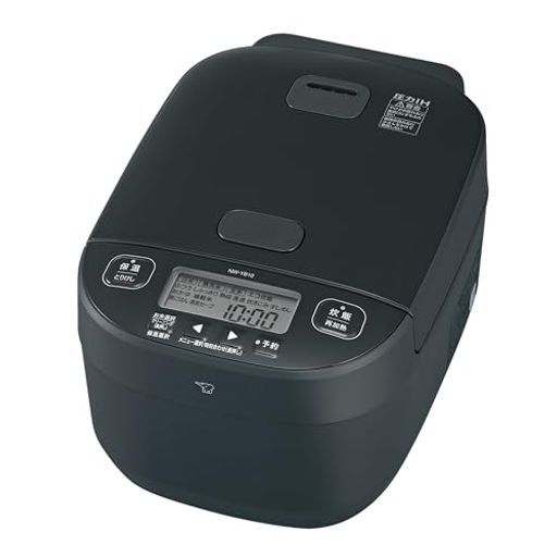 象印マホービン炊飯器5 5合 め炊き豪熱大火力圧力IHタイプ お手入れ点数2点スレートブラックNW YB 10 AM BZ