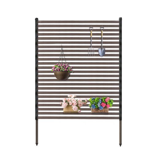 Caroeas目隠しフェンスボーダーフェンス屋外フラワートレリス幅90x高さ