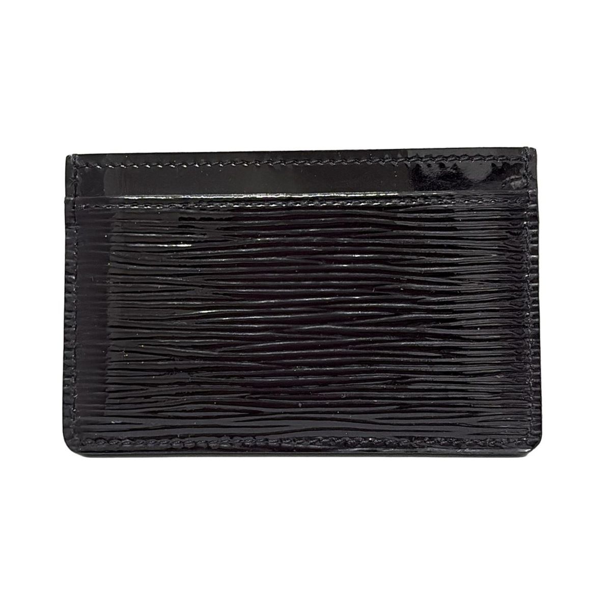 LOUIS VUITTON ルイヴィトン カードケース エピエレクトリック ポルトカルトサーンプル M 6030 N ノワールエレクトリック