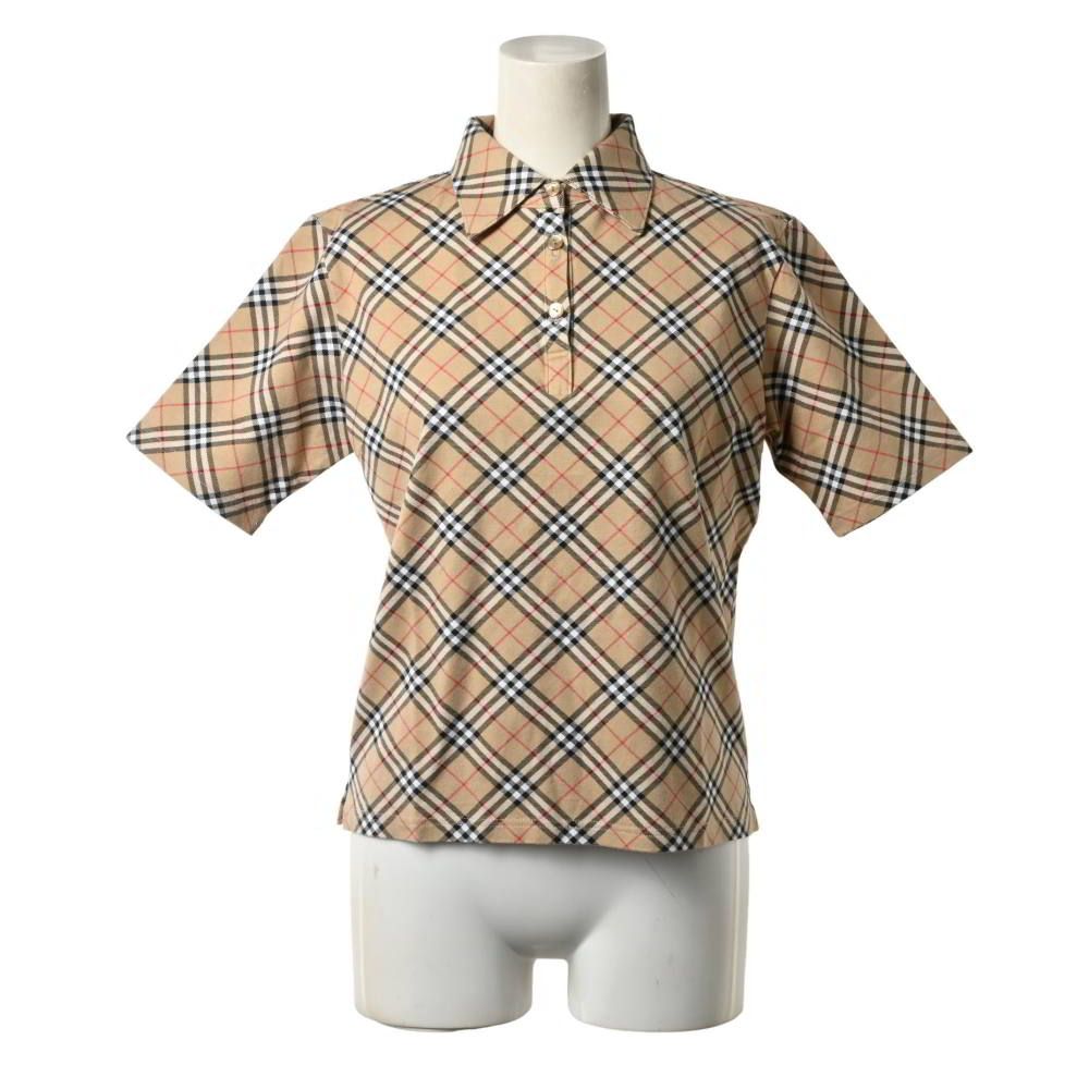 Burberry GOLF バーバリーチェック ストレッチ カットソー ポロシャツ