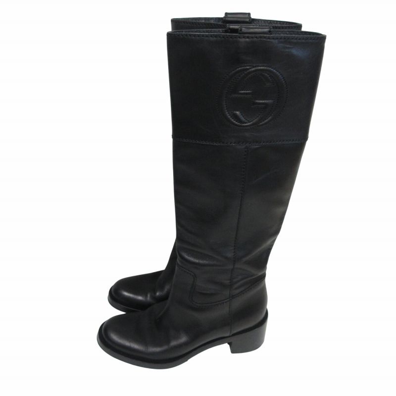 サルトル SARTORE バックジップブーツ ロングブーツ レザー 皮革