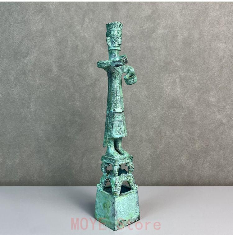 銅器の大立人 装飾品 現代工芸品美術品 置物 - メルカリ