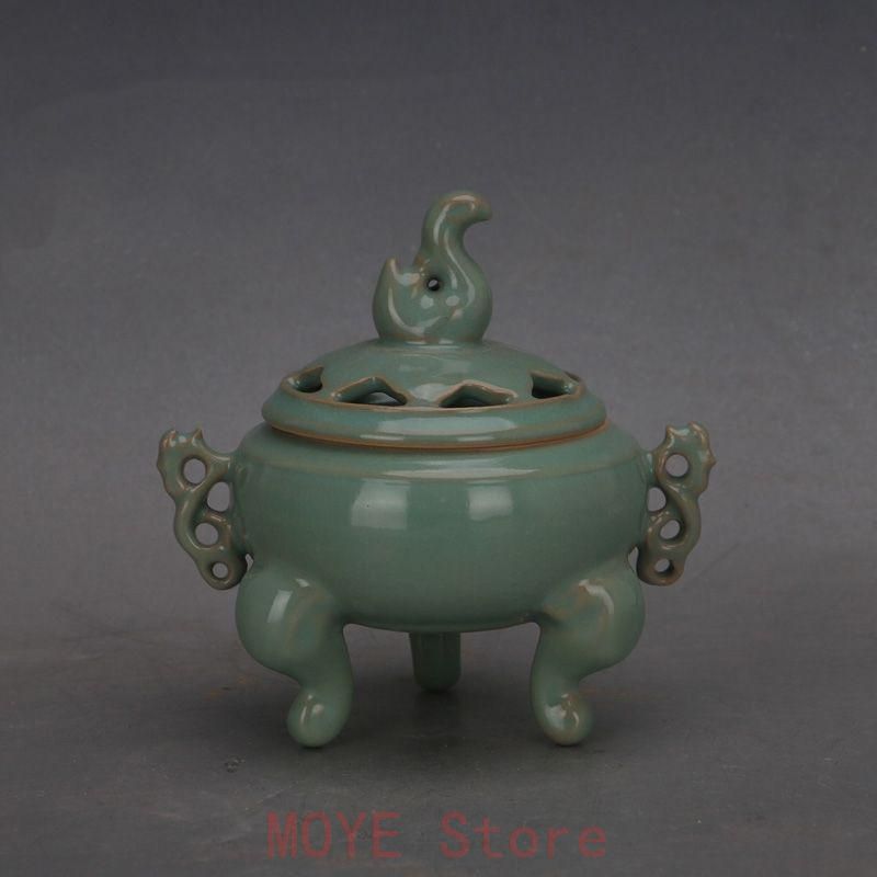 中国 汝窯 青磁 香炉 陶器 陶芸 香道具 仏具 官窯 青釉 - メルカリ
