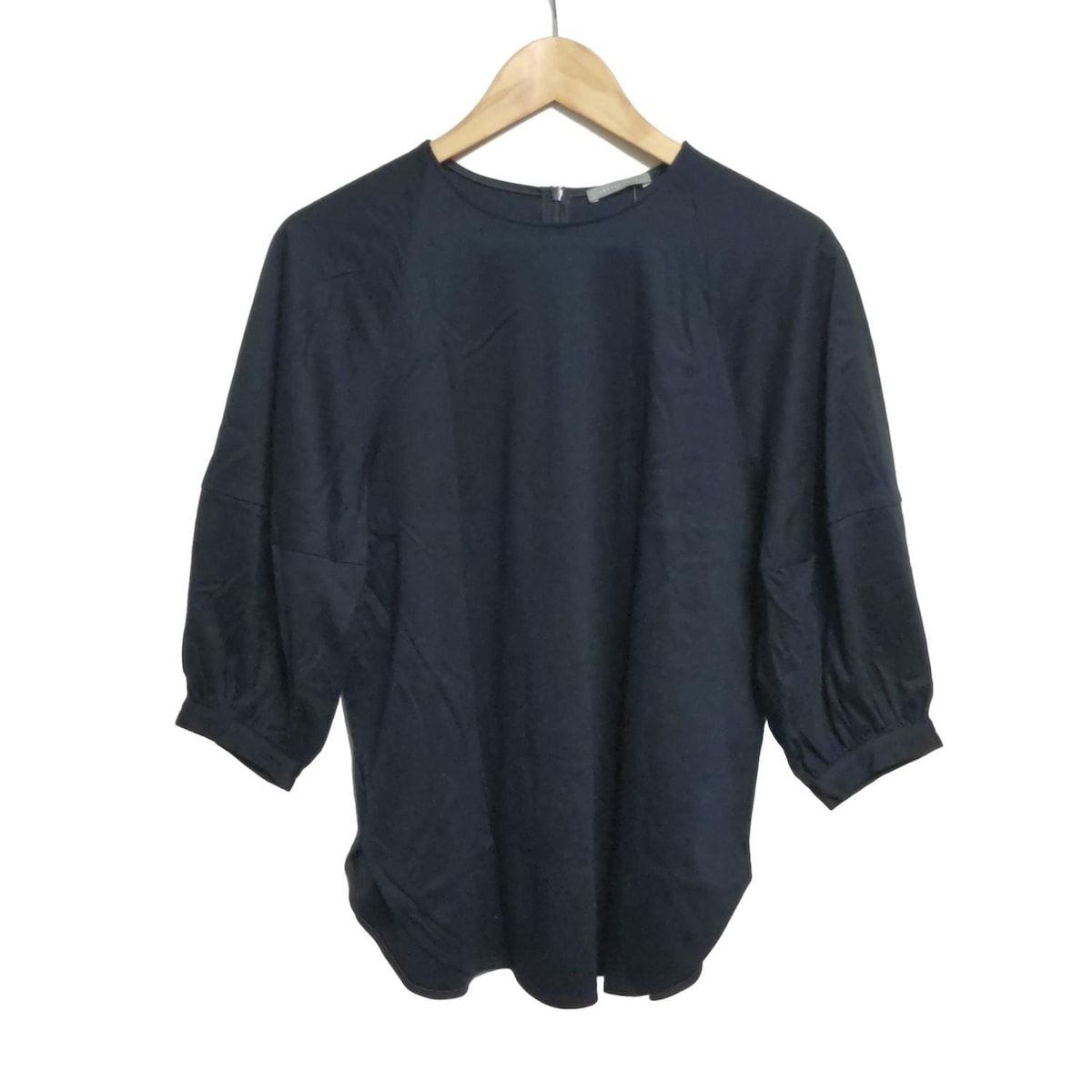 theory luxe セオリーリュクス 七分袖カットソー サイズ38 M レディース ネイビー