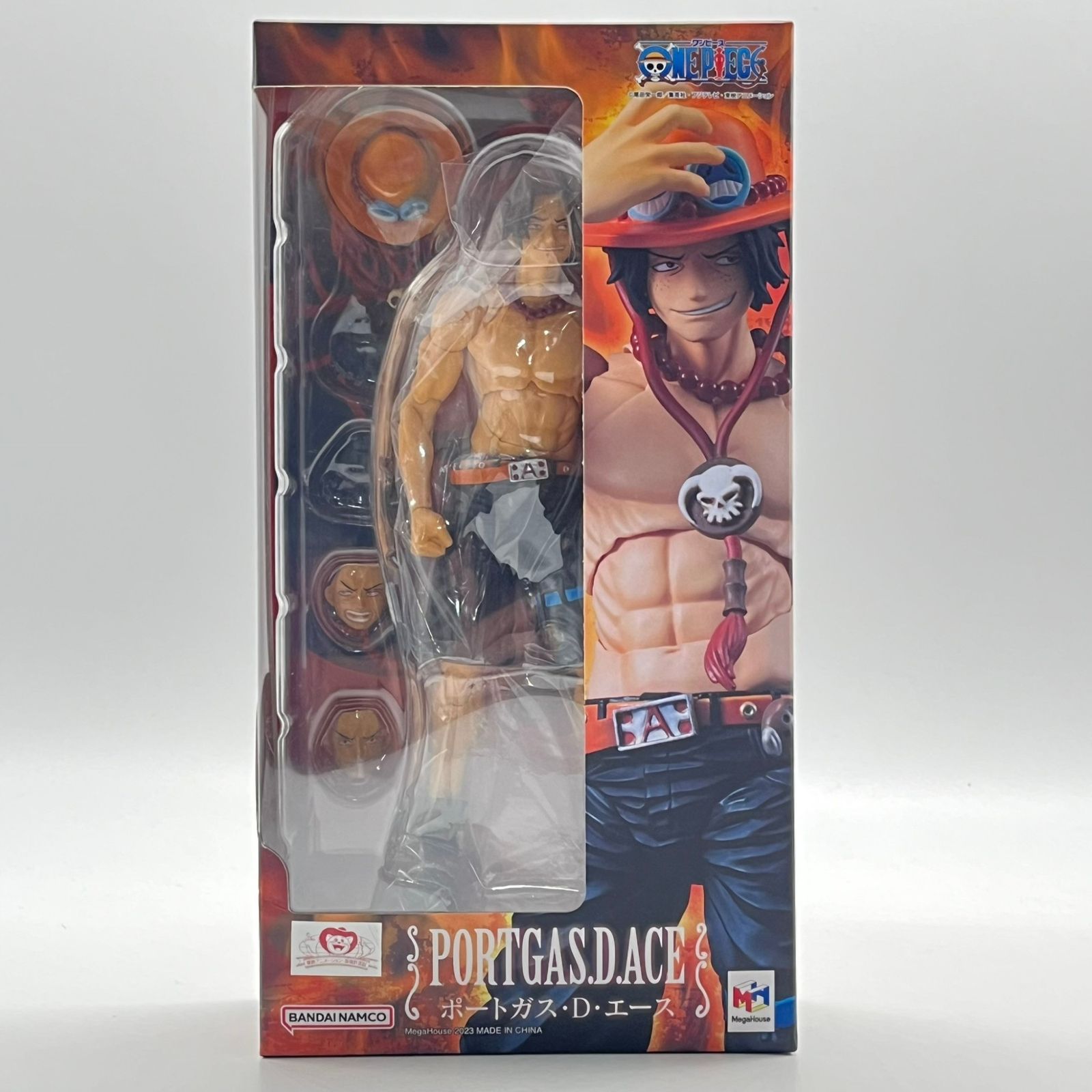 ヴァリアブルアクションヒーローズ ONE PIECE ポートガス D エース フィギュア メガハウス nn