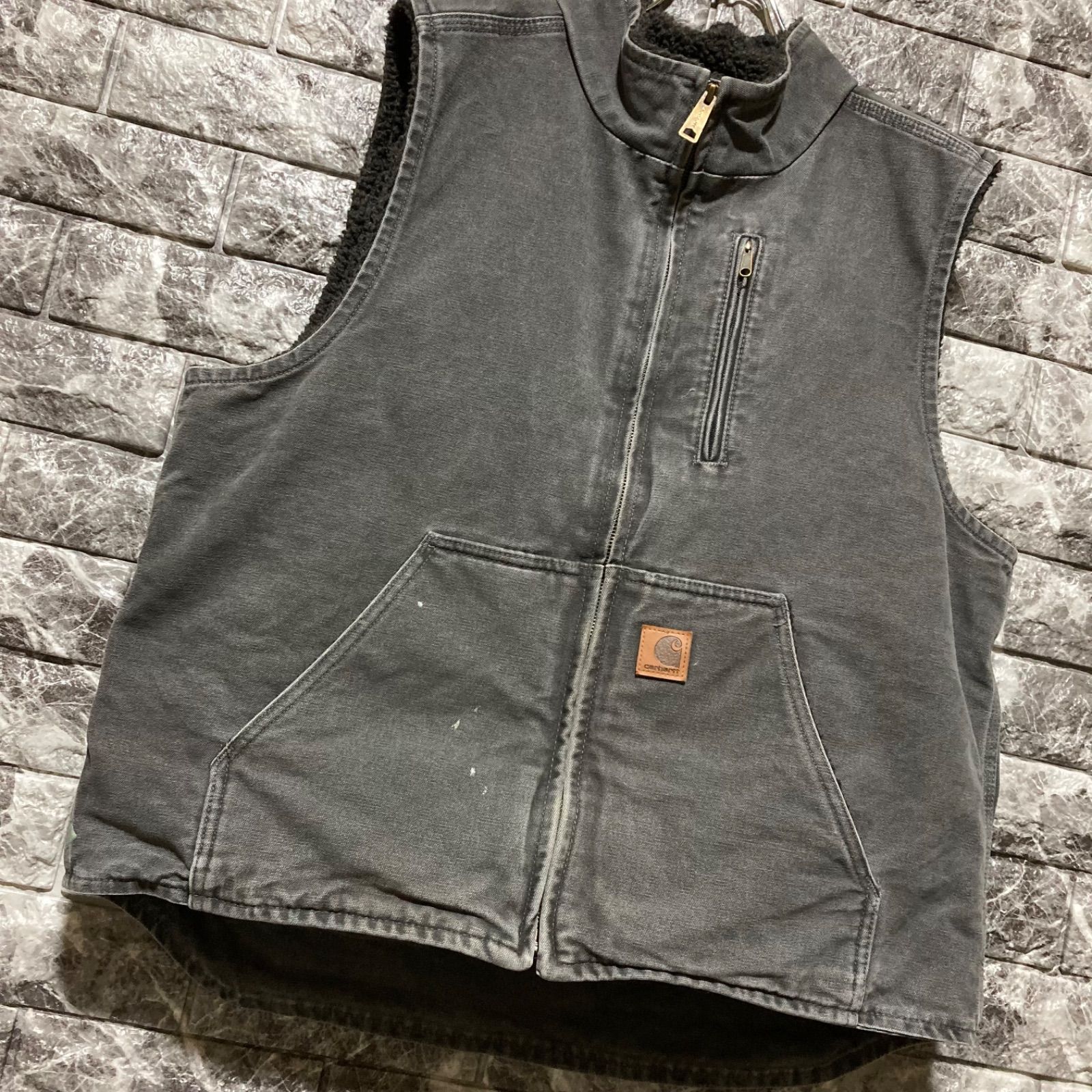 CARHARTT ボア ベスト L カーハート VEST ボアベスト ⑩ - メルカリ