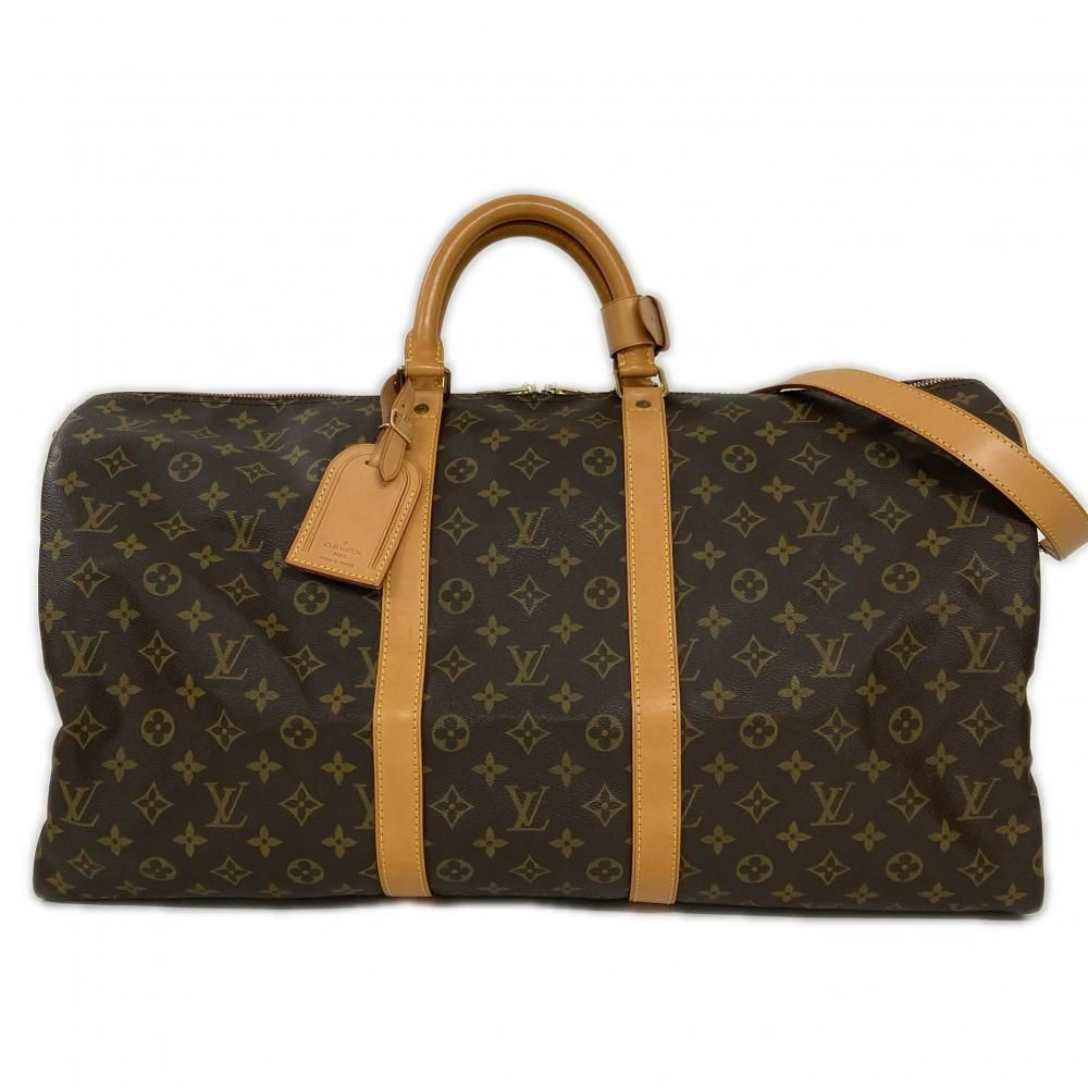 ルイヴィトン LOUIS VUITTON キーポル55 ボストンバッグ M 41414 ブラウン TH 0976 モノグラム キャンバス