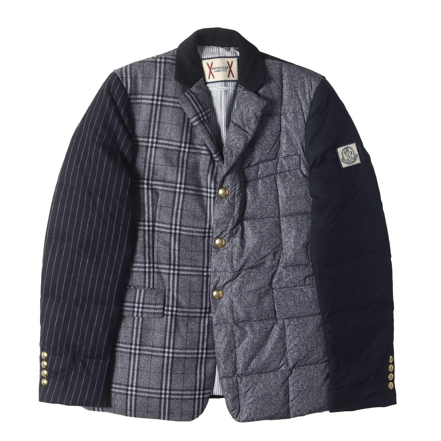 【超美品】MONCLER GAMME BLEU ブルゾン （size1）M相当 美品 MONCLER GAMME BLEU モンクレールガムブルー MAGLIA CARDIGAN
