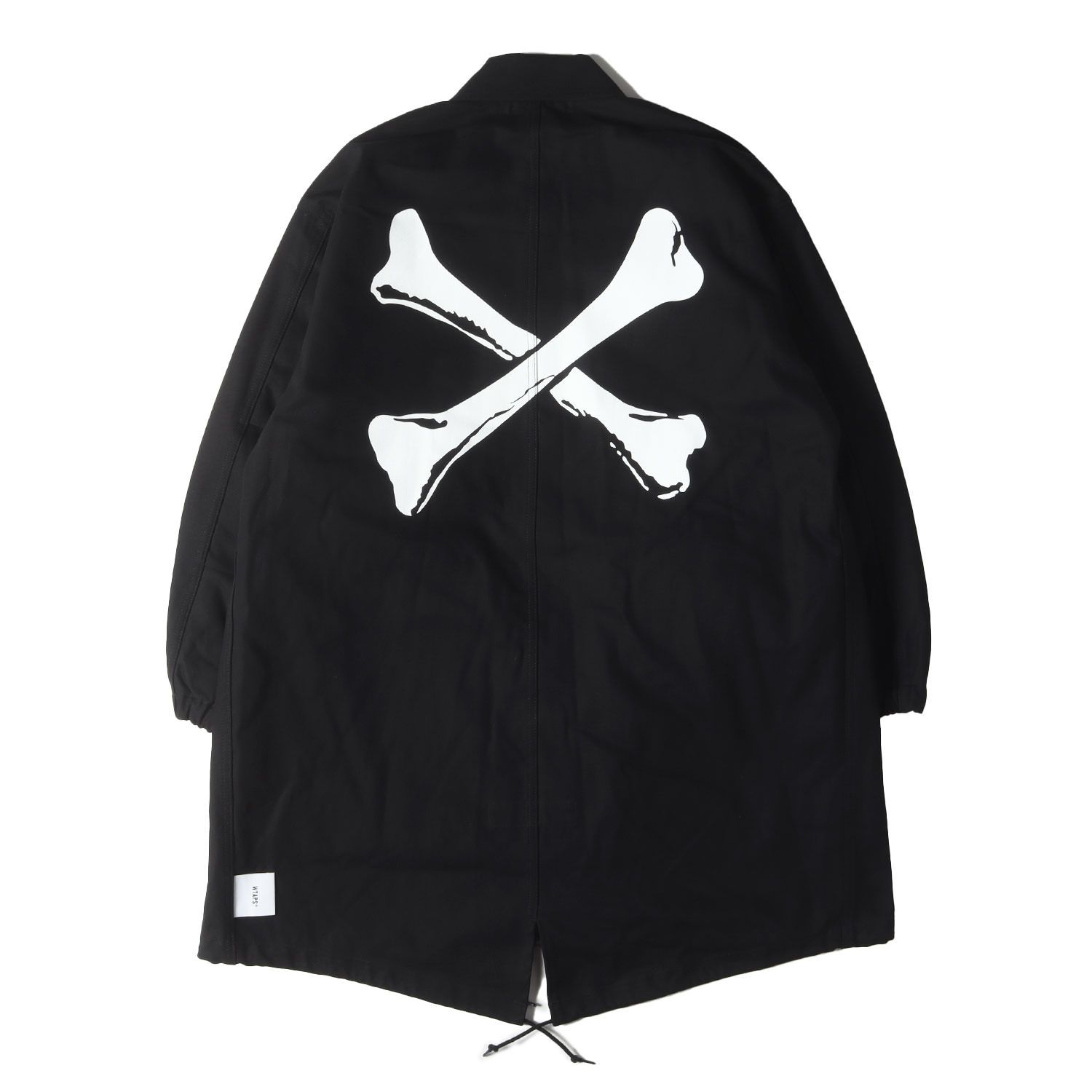 WTAPS ダブルタップス スモックコート ブラック M ブラック WTAPS ダブルタップス コート ブラック 黒 サイズ:3 | 24AW クロス