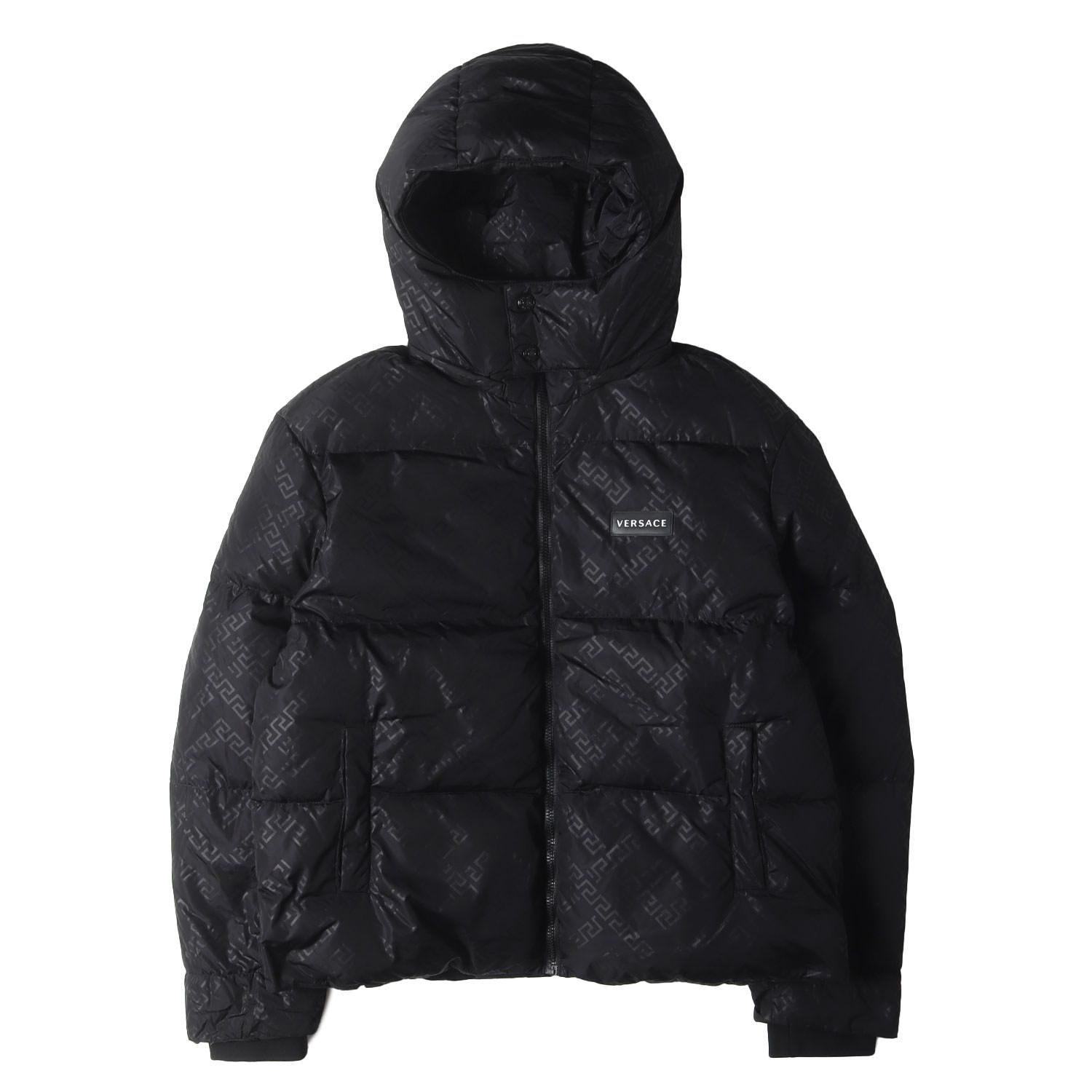 VERSACE ヴェルサーチ ジャケット ブラック 黒 サイズ:54 | グレカ