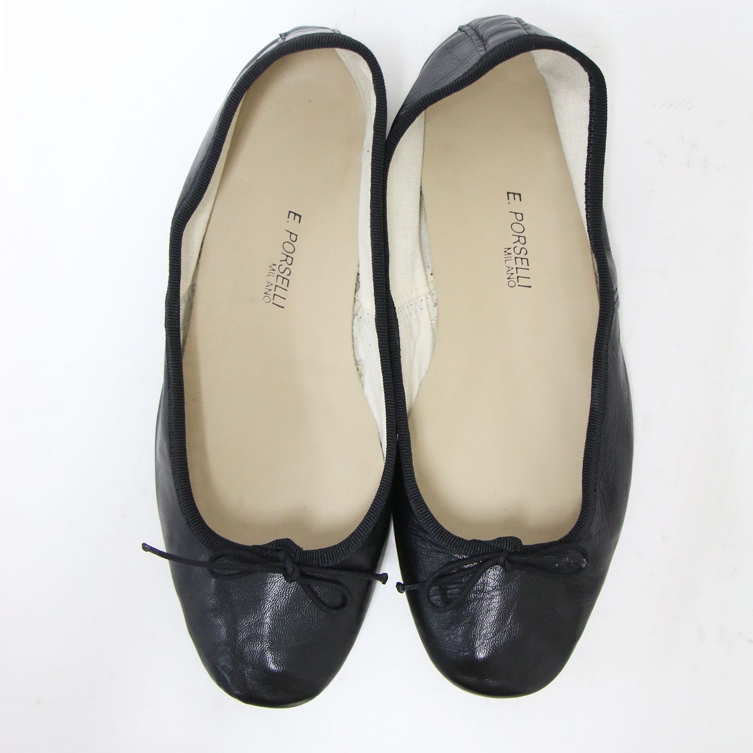 porselli ポルセリ サイズ:38(24.0cm) | レザー バレエシューズ