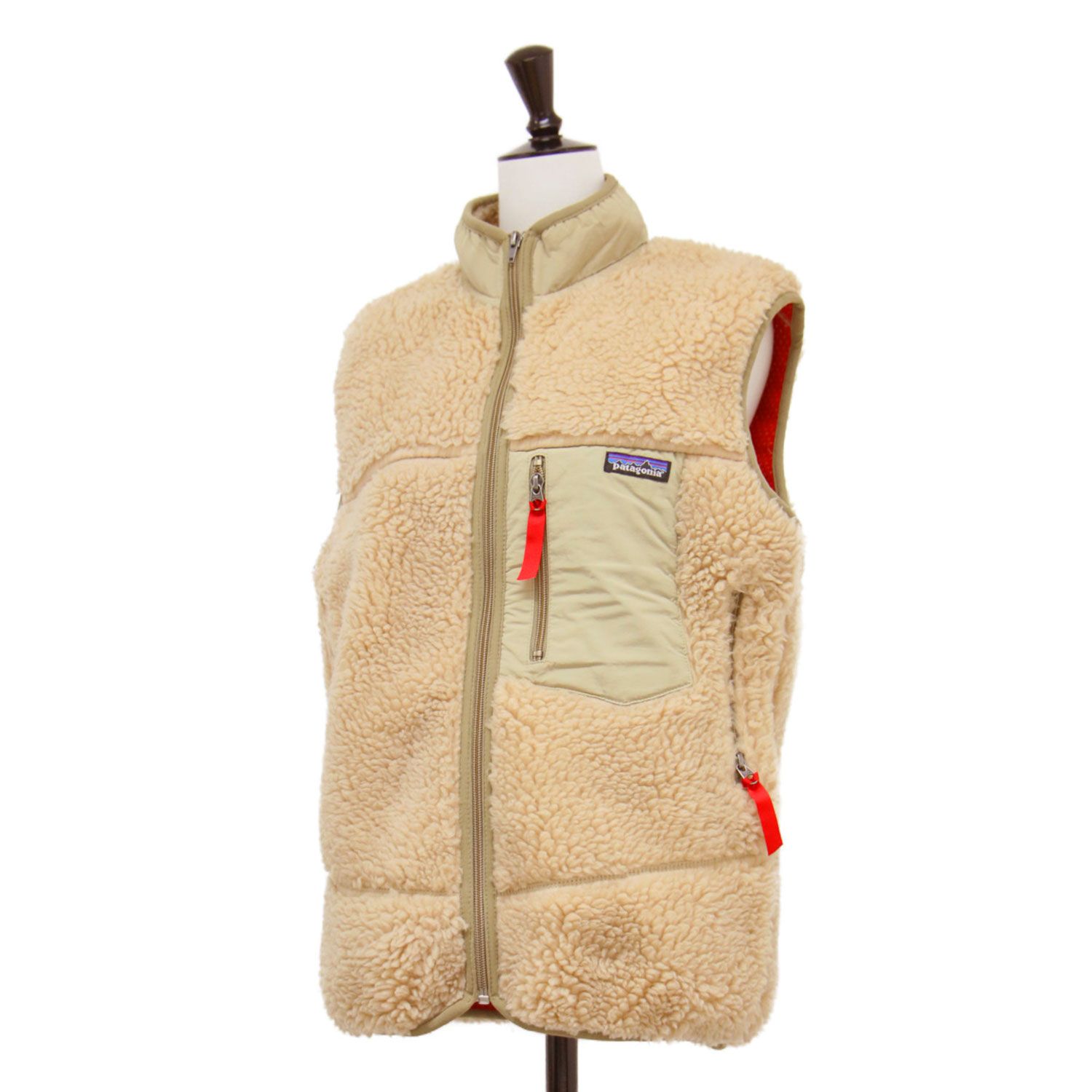 Patagonia パタゴニア ベスト ベージュ サイズ:KIDS L(12) | レトロ X