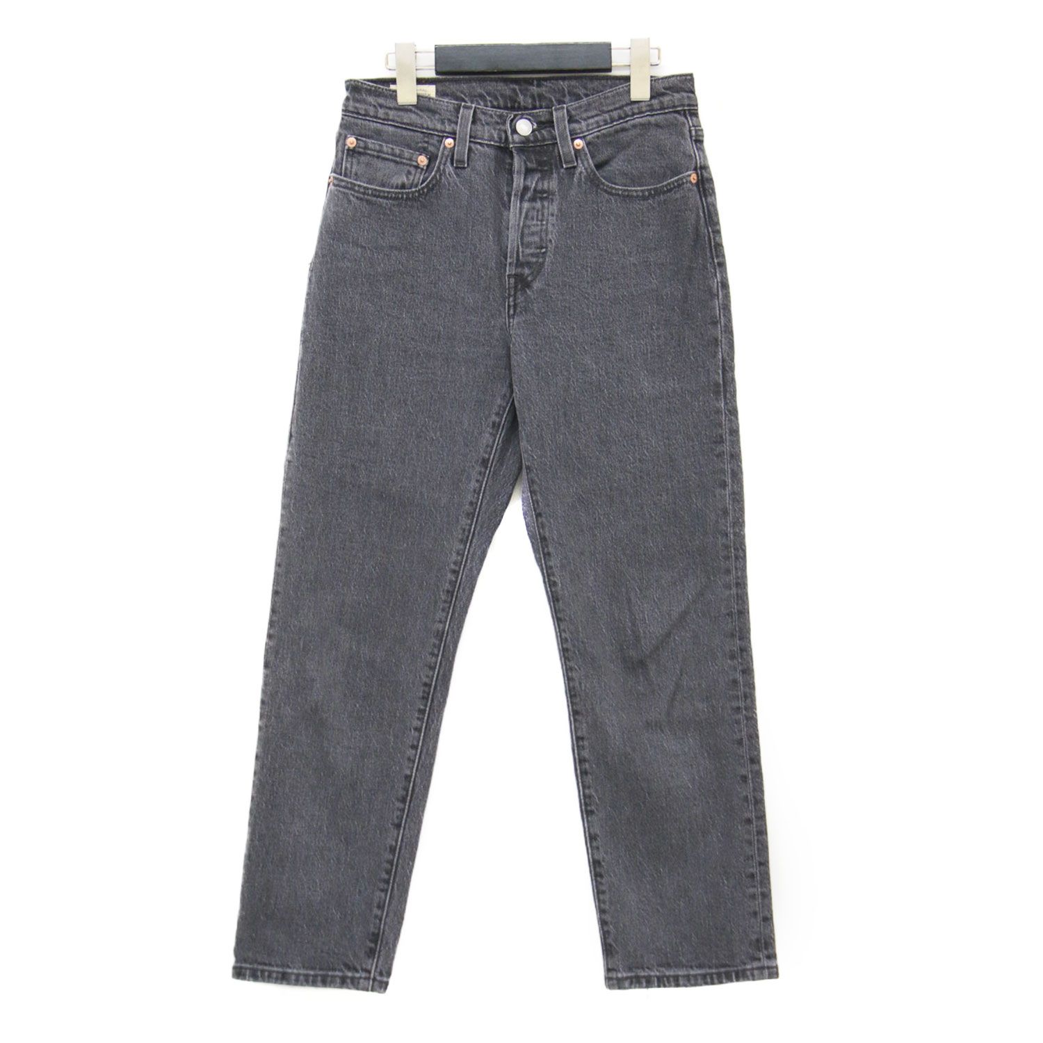 Levis リーバイス パンツ ブラック 黒 サイズ:26(S) | 22春夏 501 クロップド デニムパンツ | CROP MESA CABO FADE | テーパード ミッドライズ コットン | ボトムス ジーンズ ジーパン【レディース】【中古】【K4667】 Levis リーバイス パンツ ブラック 黒 サイズ:26(S) | 22春夏 501