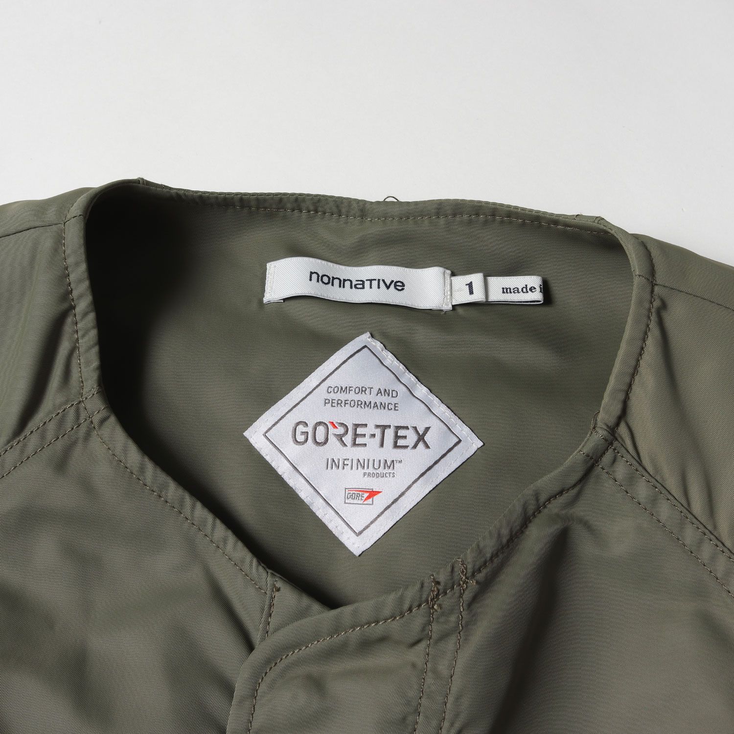 ノンネイティブ　 モッズコート オリーブ色 NONNATIVE ノンネイティブ コート オリーブ サイズ:1 | 20SS GORE-TEX