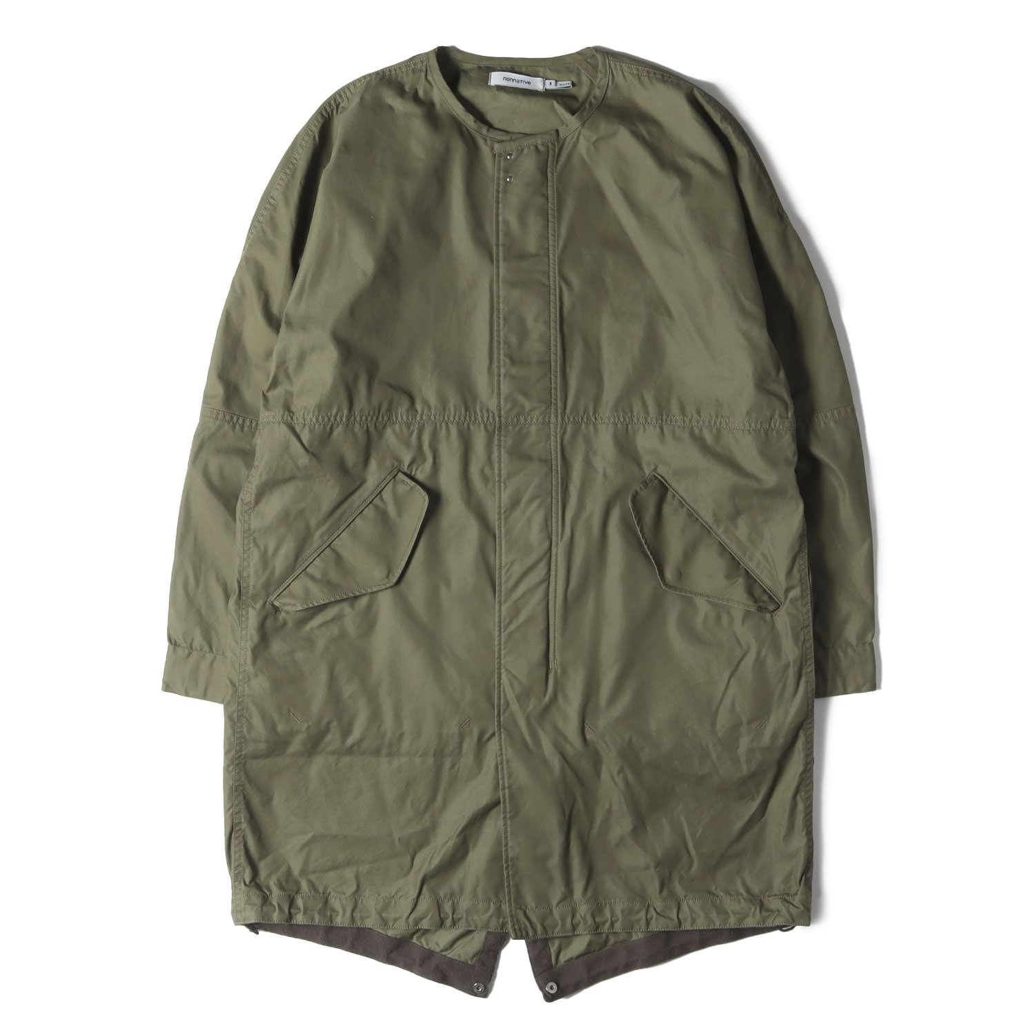natto ミリタリーモッズコート オリーブ　ユニセックス　未使用品 vintage like military mods coat M-65 / olive（ビンテージライク