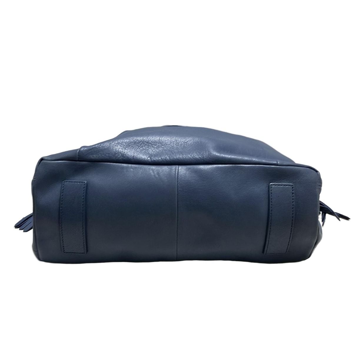 サザビー SAZABY レザー ラージサイズ トートバッグ ネイビー SAZABY(サザビー) トートバッグ - ネイビー レザー - メルカリ