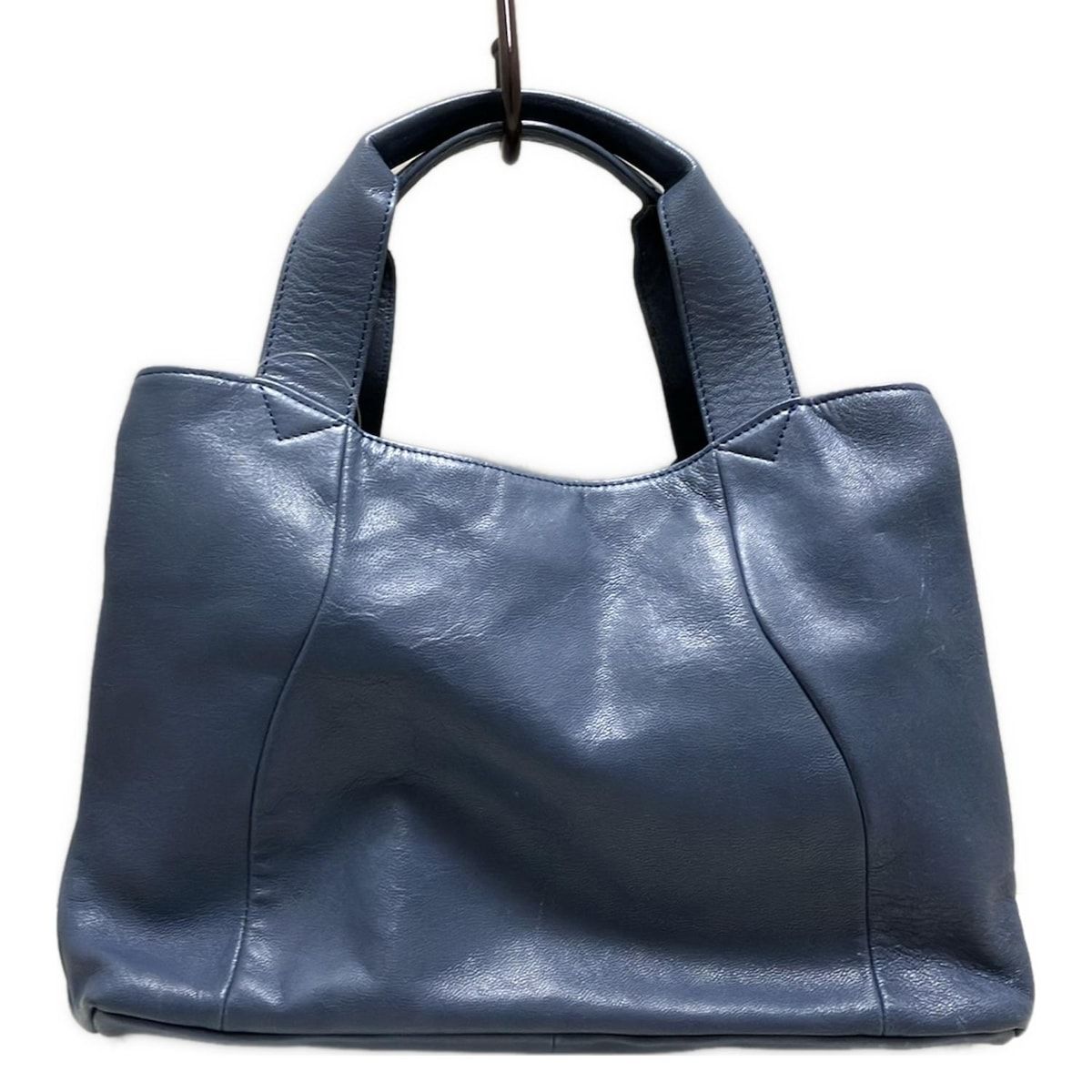 SAZABY(サザビー) トートバッグ - ネイビー レザー - メルカリ