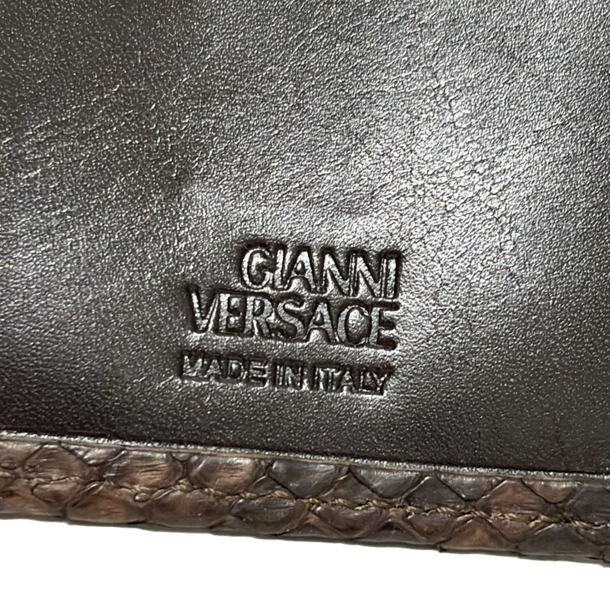GIANNIVERSACE(ジャンニヴェルサーチ) キーケース - ブラウン×ダーク