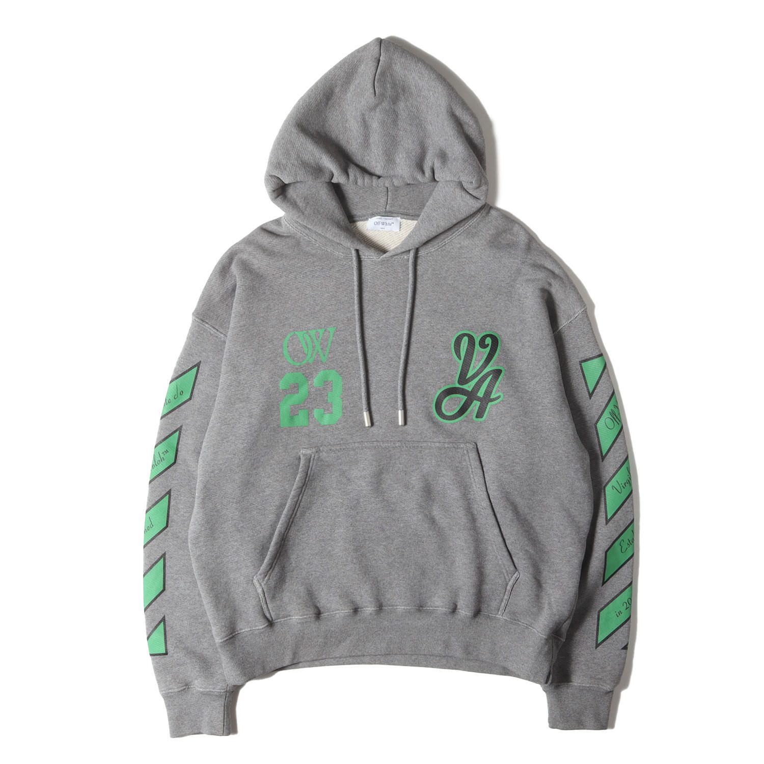 美品】OFF-WHITE オフホワイト パーカー グレー サイズ:M | 24SS 
