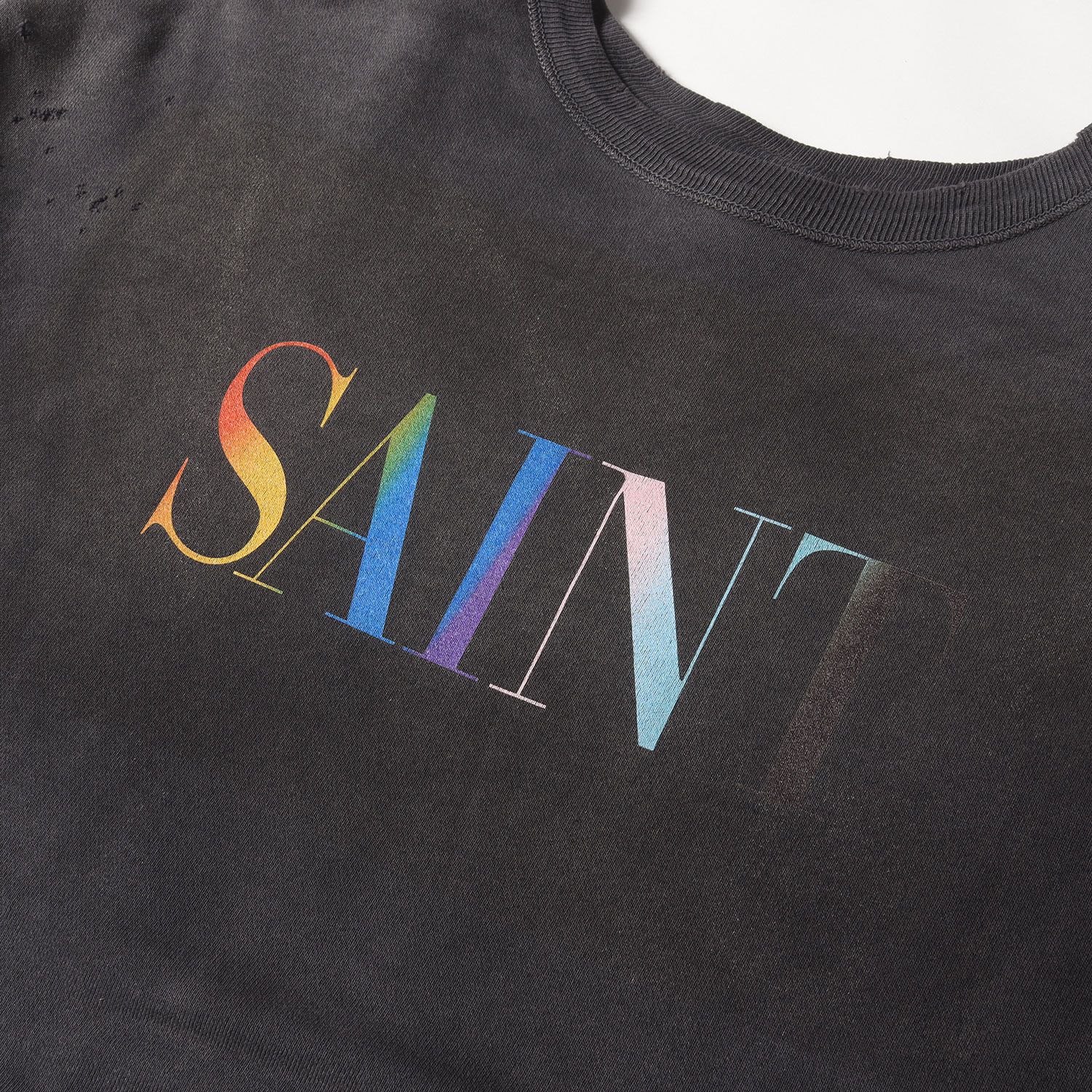 美品】SAINT MICHAEL セントマイケル スウェット ブラック 黒 サイズ