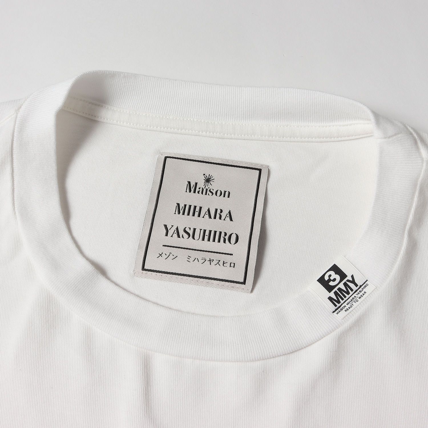 MIHARA YASUHIRO ミハラヤスヒロ Tシャツ ホワイト 白 サイズ:46