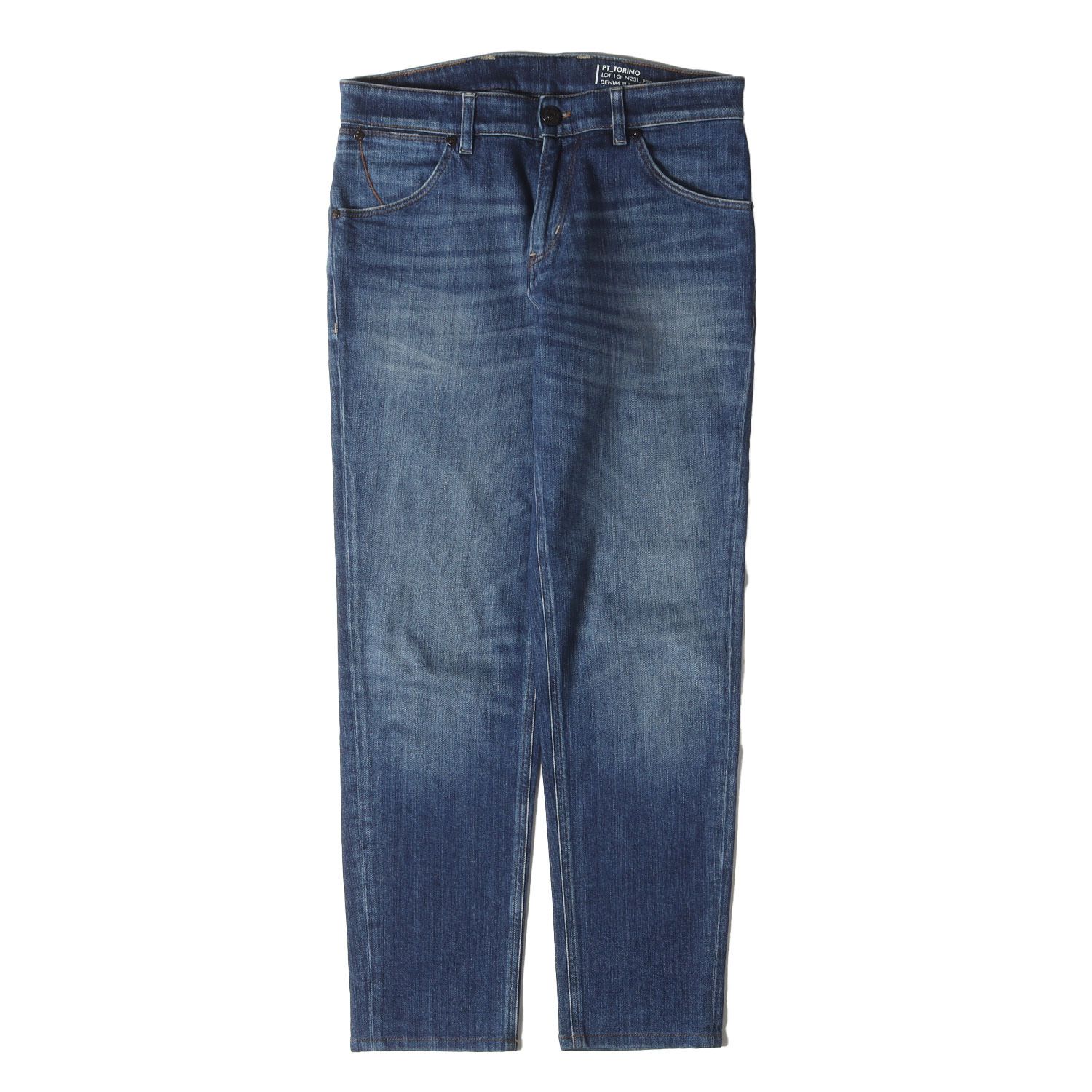 PT TORINO ピーティー トリノ パンツ インディゴ サイズ:31 | ストレッチ コットン デニムパンツ (REAGGAE) | ボトムス ジーンズ ジーパン【メンズ】【中古】【美品】【K4667】 美品】PT TORINO ピーティー トリノ パンツ インディゴ サイズ:31