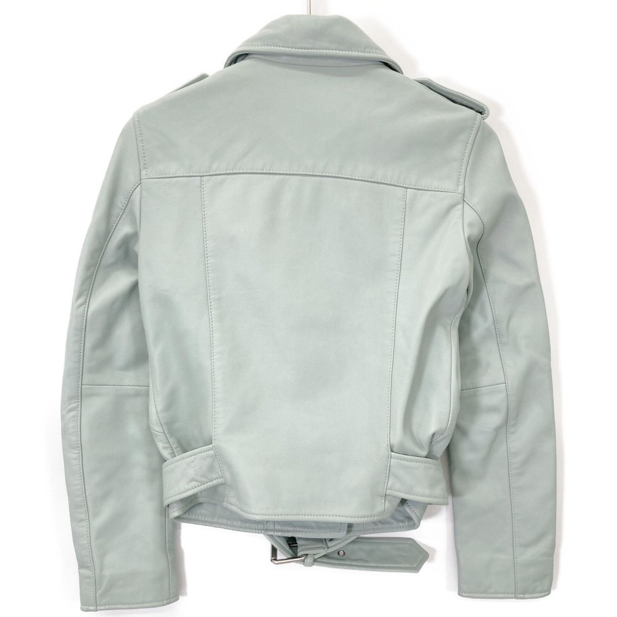 ALLSAINTS オールセインツ ブルー カーフレザー BALFERN BIKER