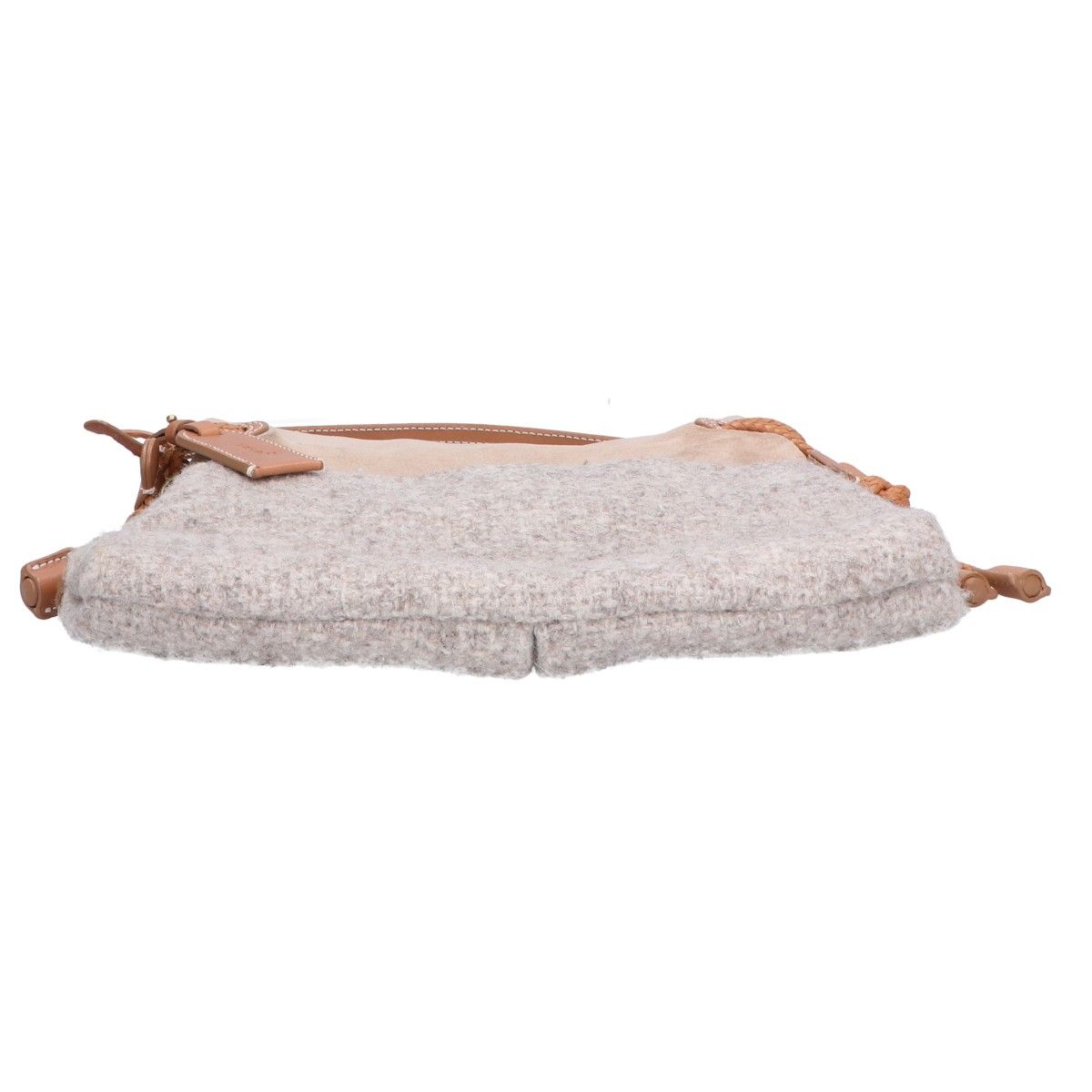 スエード ウール切替