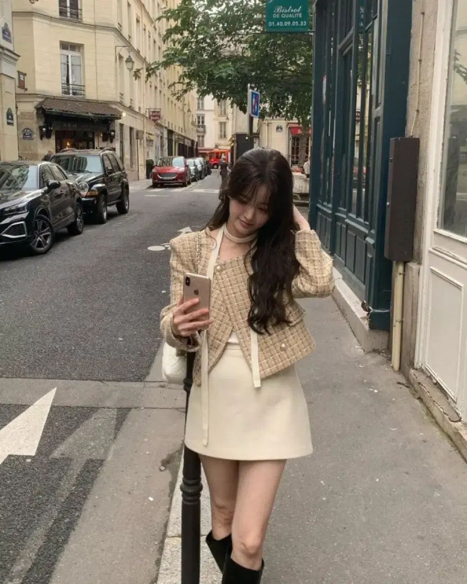 샵ウールエペルツイードジャケット