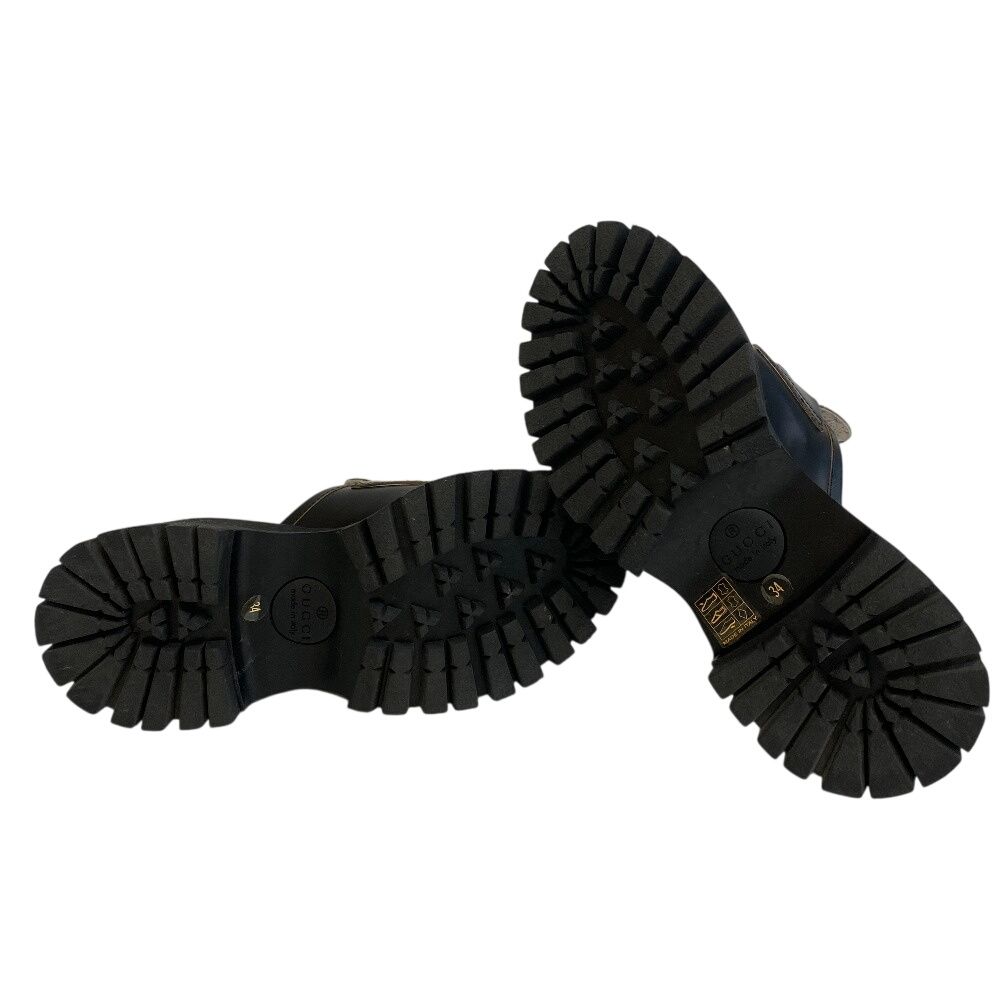  GUCCI グッチ 645396 厚底 サンダル レザー レディース その他 靴