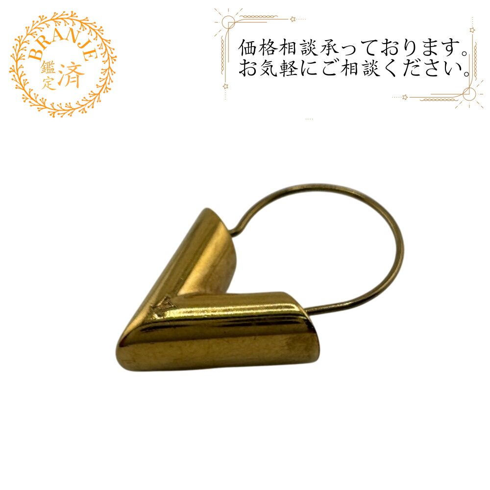 LOUIS VUITTON ルイヴィトン M61088 エセンシャル V ピアス ゴールド