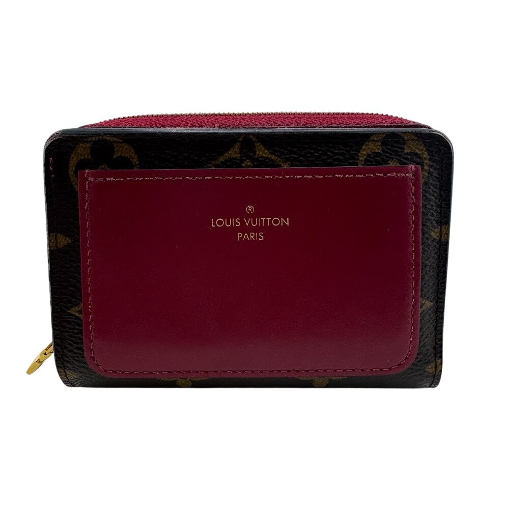 LOUIS VUITTON ルイヴィトン M 82377 ポルトフォイユ ルー 二つ折り財布 ピンク レディース