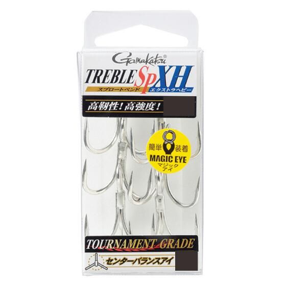 がまかつ トレブル SP XH シルバー 5袋 5 0