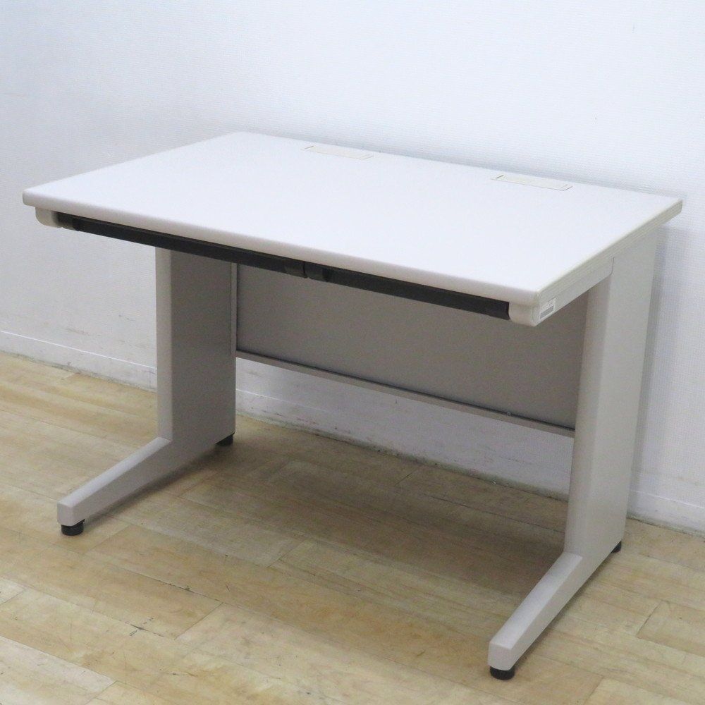 イトーキ CZ 平デスク CZN 107 HA W 7 ニューグレー 1000 D 700 H オフィスデスク 浅型引き出し L字脚 配線口 EG 19814 オフィス家具