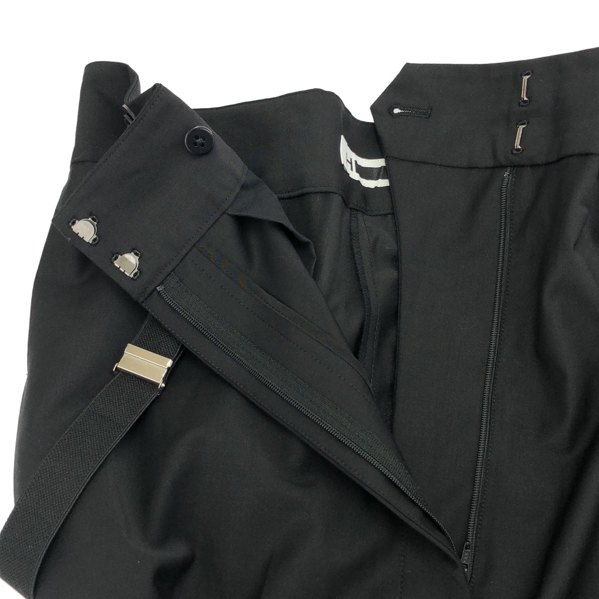  H BEAUTY YOUTH エイチビューティーアンドユース トロピカルハイウエストサスペンダーパンツ 1614 299 5998 ブラック M その他 パンツ