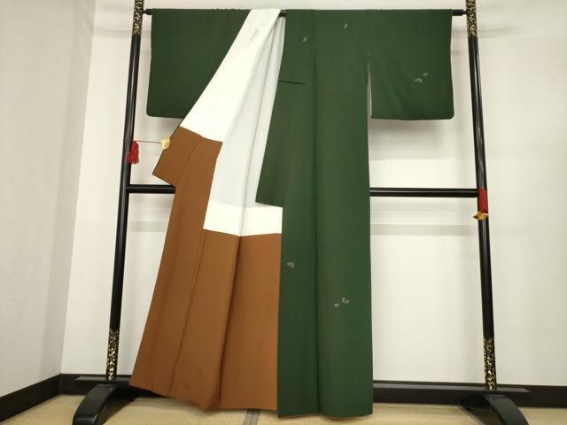 平和屋着物○世界的人形師 辻村寿三郎 ジュサブロー 訪問着 花弁 金彩