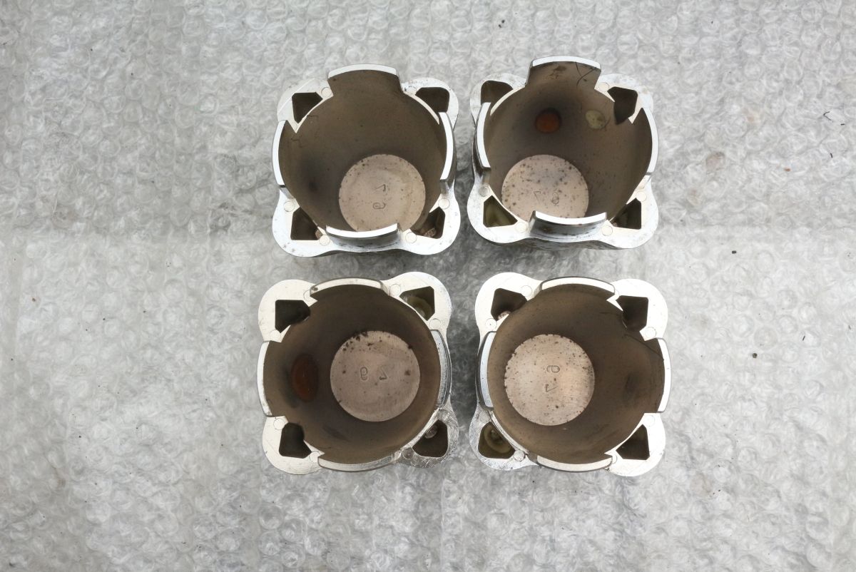  程度良好 レーシングサービスワタナベ RSワタナベ 砲弾型 センターキャップ 4点セット メッキタイプ 割れなし 室内保管 ホイールキャップ タイヤ ホイール