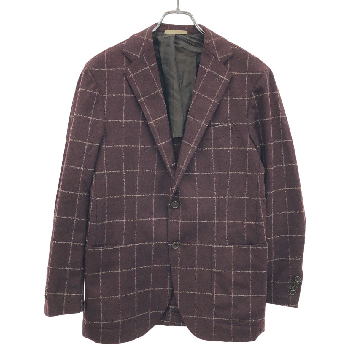 De Petrillo デ ペトリロ ウールチェックテーラードジャケット