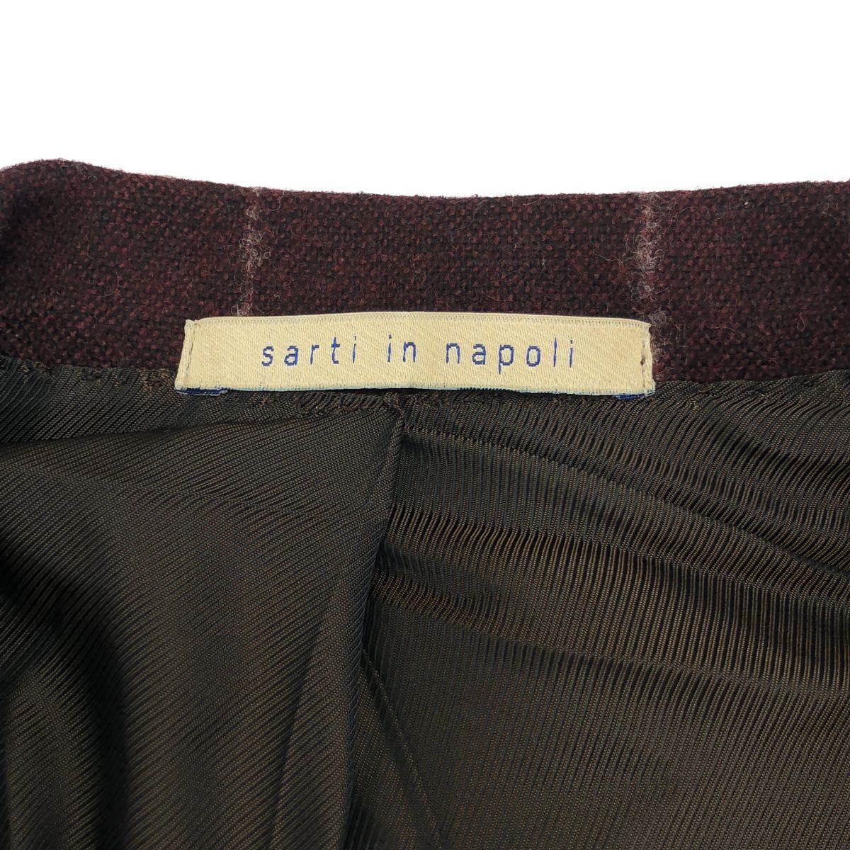 De Petrillo デ ペトリロ ウールチェックテーラードジャケット