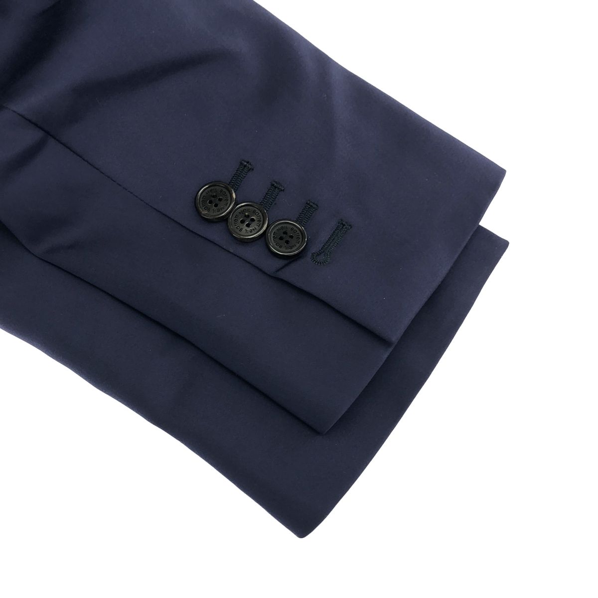 NEIL BARRETT ニールバレット FITTED SLIM ジャケット&スラックスパンツ セットアップ BG1698-NO78 ネイビー 48 NEIL BARRETT ニールバレット FITTED SLIM ジャケット&スラックス