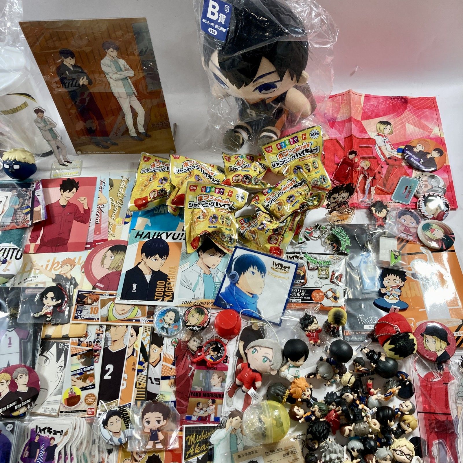 ハイキュー　缶バッジ　アクスタ アニメグッズまとめ売り　まとめ売り　アニメ ハイキュー まとめ売り 缶バッジ アクスタ スタンプ クリアカード 日向