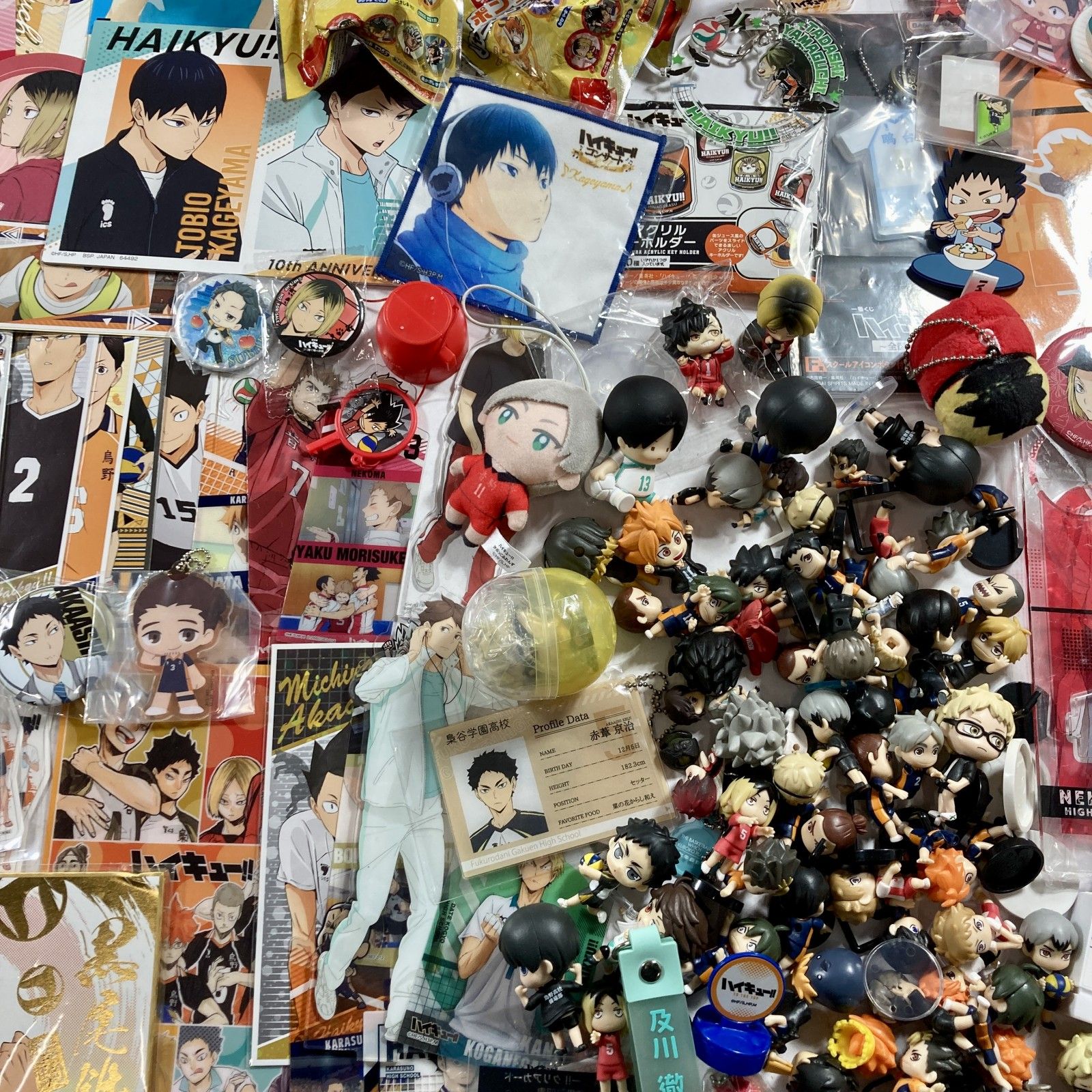 ハイキュー　缶バッジ　アクスタ アニメグッズまとめ売り　まとめ売り　アニメ ハイキュー!! オリジナルグッズ販売開始！ | アニメーク
